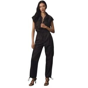 PISTOLA Jade Jumpsuit Cargo Black Women's Size Large EUC